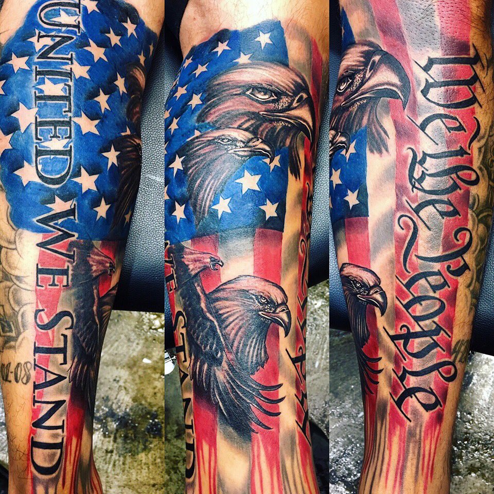 bk_klev's tweet photo. Saturday and America. The perfect combination. 🇺🇸 We are now less than 10 followers away until our Giveaway!! Thank you for all of your support! #HeroInk @AETV @MatadorContent @HeroInkFans @LivePdFans https://t.co/XnKu53Nch5