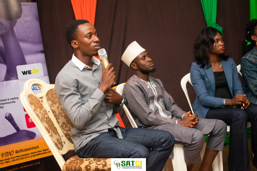 JosObserver's tweet photo. @jobdavidayuba, a member of the panel discussion.
#Satcified
#WhoWeAre https://t.co/iAB09xoDA4