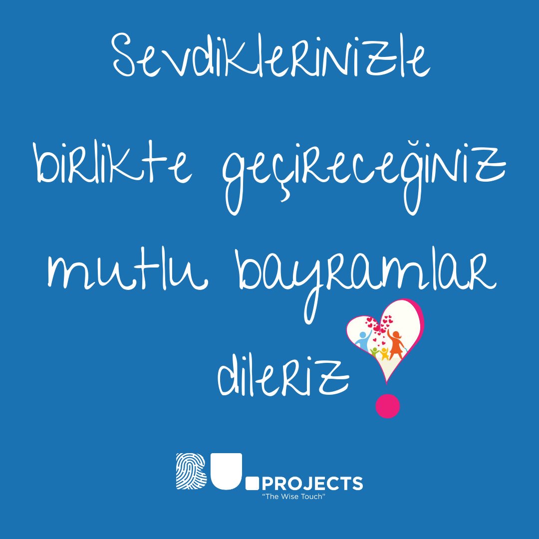 buprojects1's tweet photo. Sevdiklerinizle birlikte geçireceğiniz mutlu bayramlar dileriz❣️
#İyiBayramlar #BuProjects #TheWiseTouch https://t.co/N5cKr8HxR0