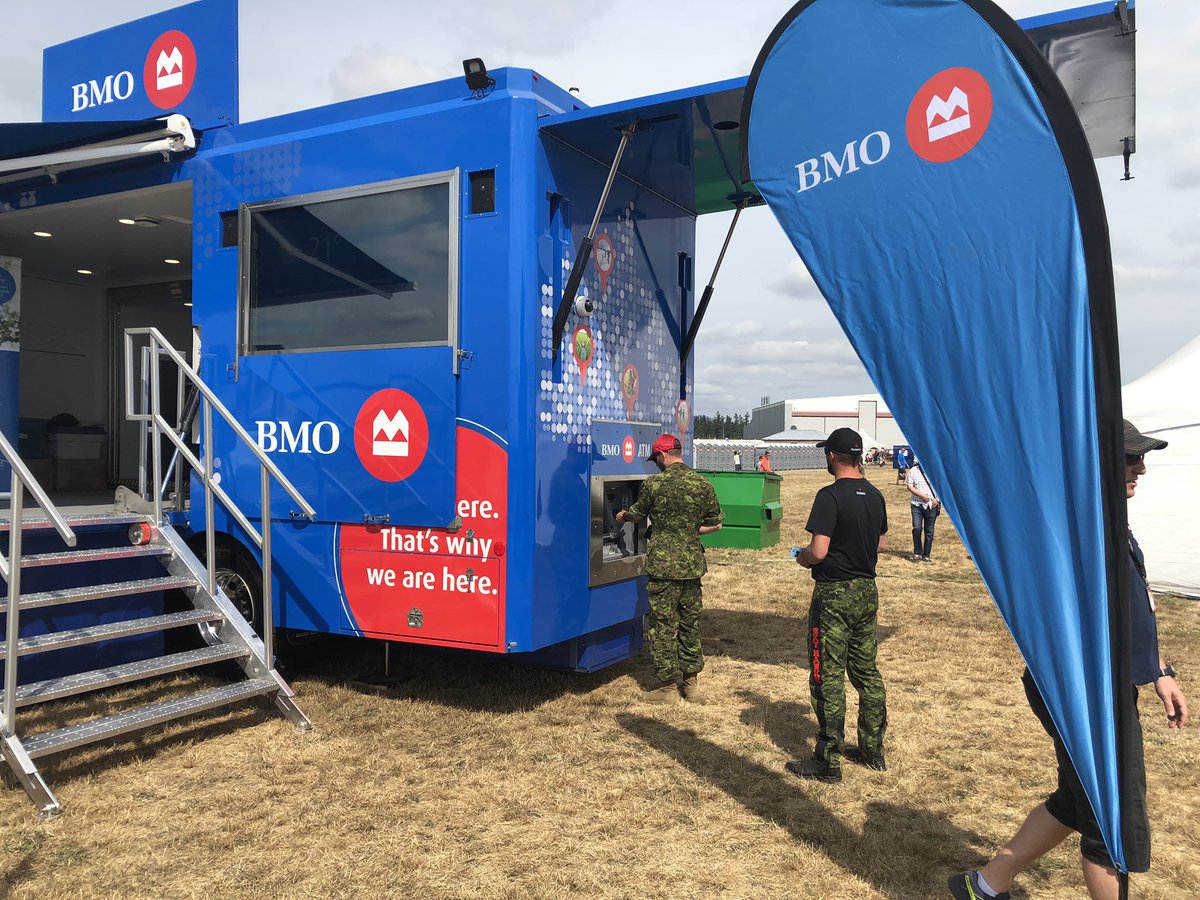 shellerbaby29's tweet photo. Day 1 down ready for the next at #AbbotsofordAirShow #bmo #supportourtroops #ssfv #bmomobilebranch https://t.co/ZXJBhGvD08
