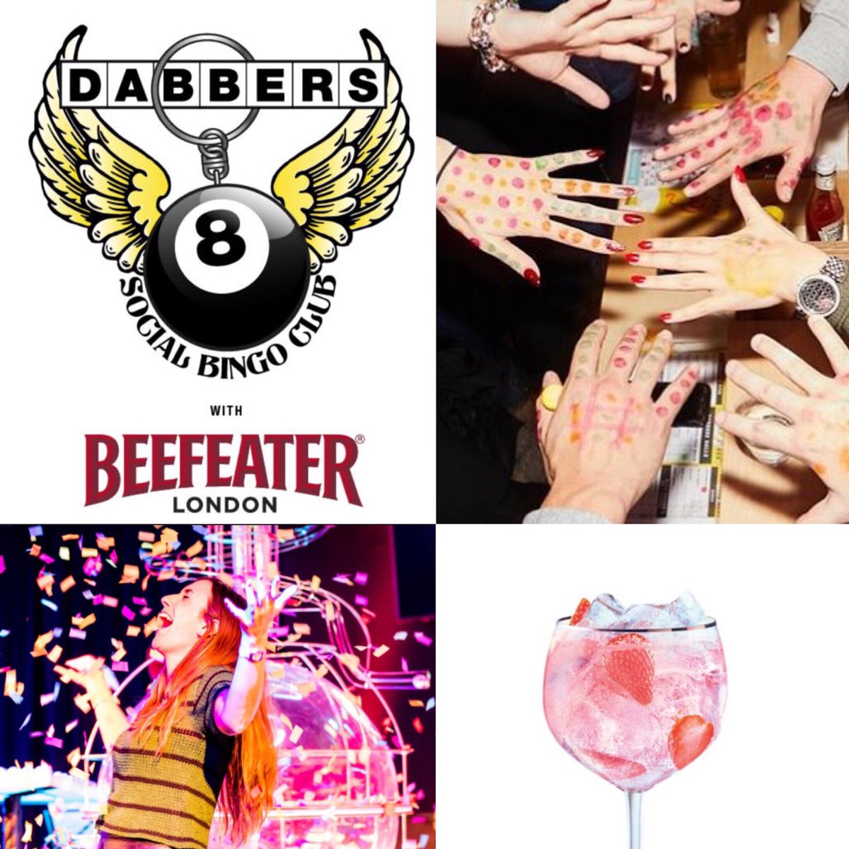 Dabbersbingo's tweet photo. Who wants to get their hands on our free August bank holiday ticket giveaway 🤜🏼🎫🤛🏼 which comes with   A completely @BeefeaterLondon Gin cocktail? 🍹head over to @DesignMyNight ASAP before to bag yours now  👉🏻 https://t.co/1gQM4tnEtr 🔴✍🏻 #Dabbersbingo https://t.co/l8z447JJTY