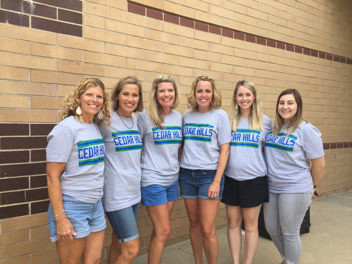 Moving up!  First day in second with this awesome <a href="/CedarHillsElem/">Cedar Hills Elementary</a> team! #firstgradewassolastyear