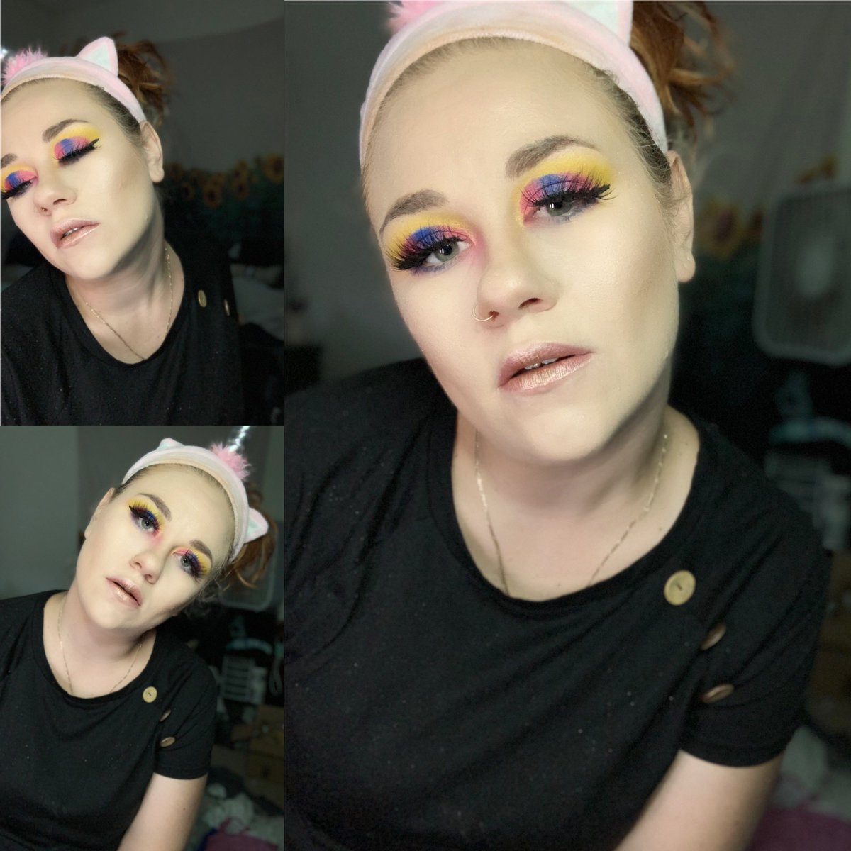 stephieethebean's tweet photo. @WikkedCosmetics Iβm so #wikked that sometimes a snorlax appears and I grow a unicorn horn. https://t.co/1VXWUQJXmD