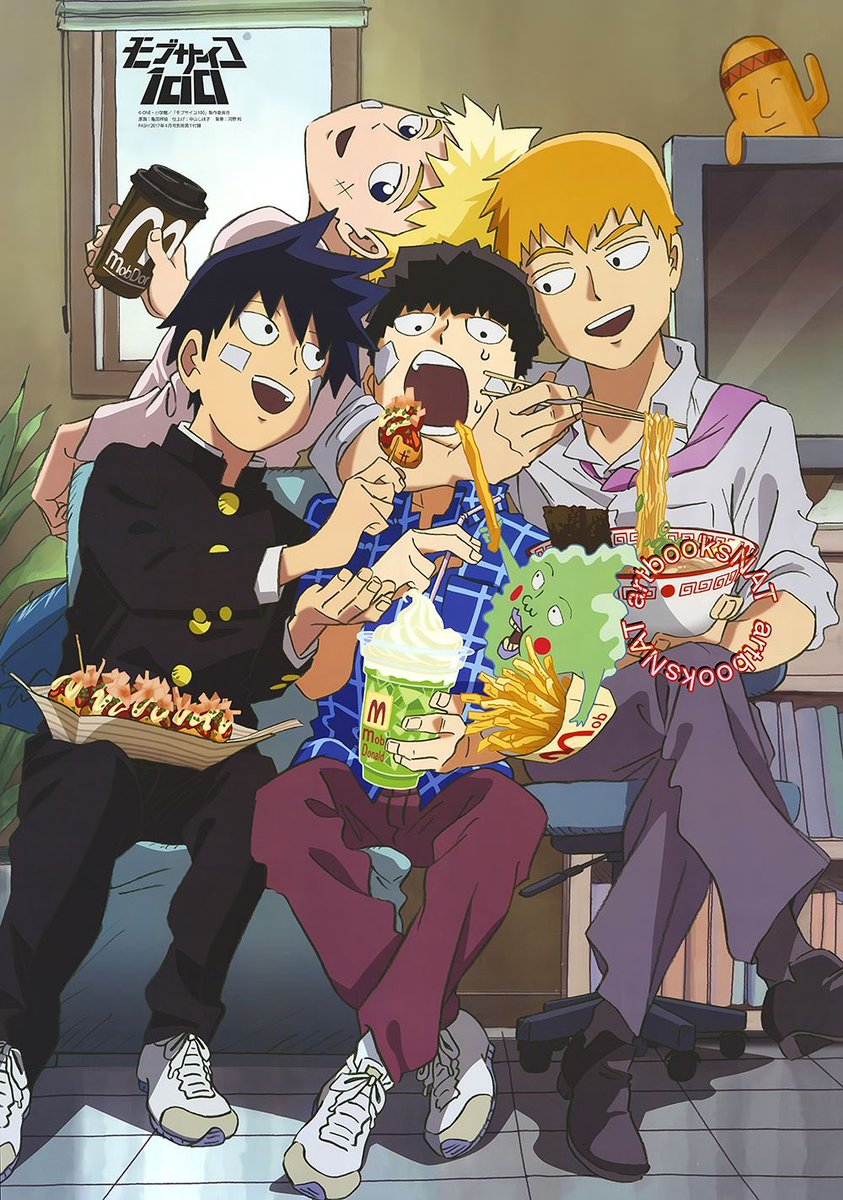 theblerdeffect's tweet photo. This weeks Anime/Manga Food of the Week is dedicated to my boy Mob from Mob Psycho 100!
If you pay close attention to the anime, you can see the fictional business MobDonaldβs ππ and another hidden character in the pic π#theblerdeffect #blerd #nerd #animefood #mobpsycho100 https://t.co/S63yKGtkOU