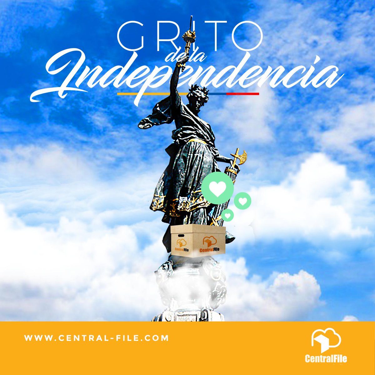 CentralFileEC's tweet photo. Hoy, hace 210 años, #Ecuador dio su primer #GritoDeIndependencia y empezó una nueva era de libertades. Viva Ecuador!!!
Tú también independizate de los archivos desordenados y el papel por todas partes, llámanos hoy y libérate del stress
#CentralFile #Archivos #GestiónDocumental https://t.co/uq61Jsjbkr
