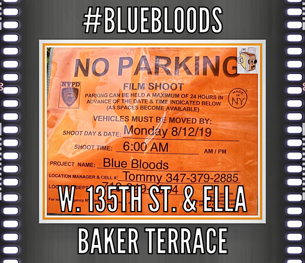 kucksuelwhan's tweet photo. @olv @MadeinNY @BlueBloods_CBS filming at/near W. 135th St. & Ella Baker Terrace 8/12/19 #BlueBloods @bridgetmoynahan @DonnieWahlberg #VenessaRay @GregoryJbara @Blue_Bloods_Fan https://t.co/dgZhdSWfrE