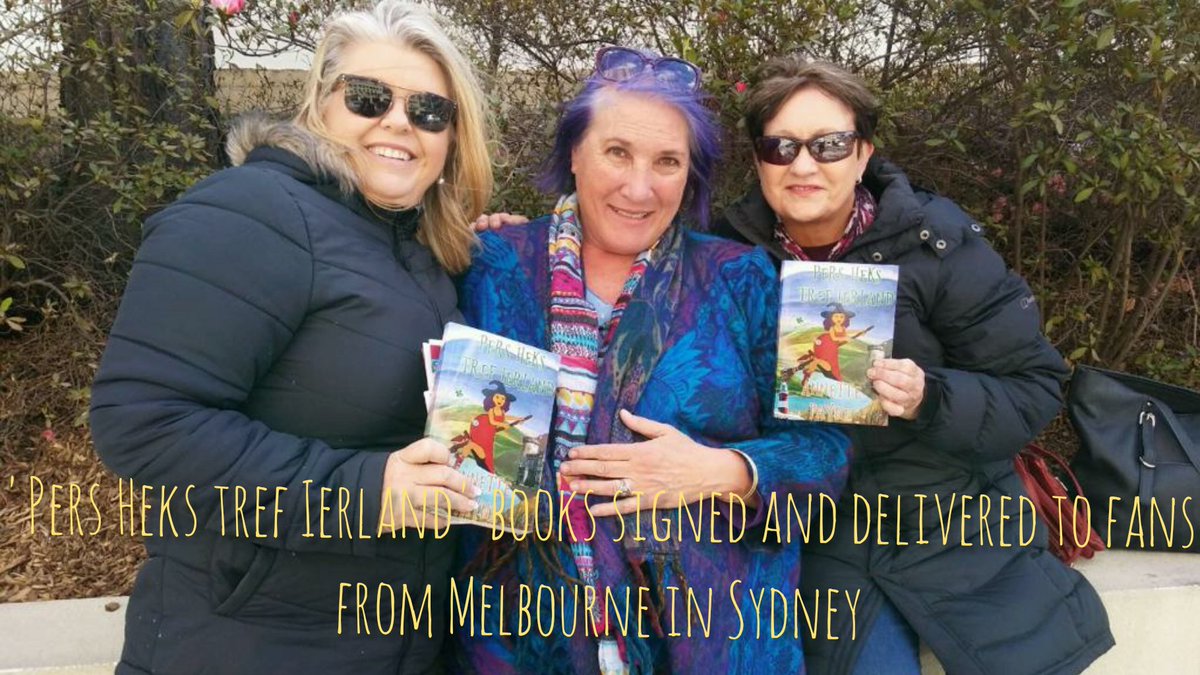 LassLilac's tweet photo. Colleen &amp; Hannetjie flew in from Melbourne to meet me in Sydney! Thanks for making the Sydney hop--on hop-off bus an unforgettable experience! We broke bread together and your books got signed. May the book touch your souls!!! Lots of love, Pers Heks aka The Lilac Lass ... https://t.co/UrQ2mQqL9G
