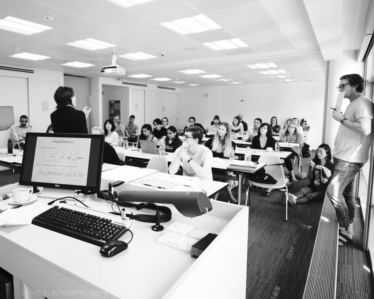mcphoo's tweet photo. Many thanks to @imperialcollege 's fabulous Mary Morrell for leading us through SLEEP science and research for the #inbodiedinteraction Summer School (https://t.co/VKsJIUbF9O) https://t.co/XbYUepBnhD
