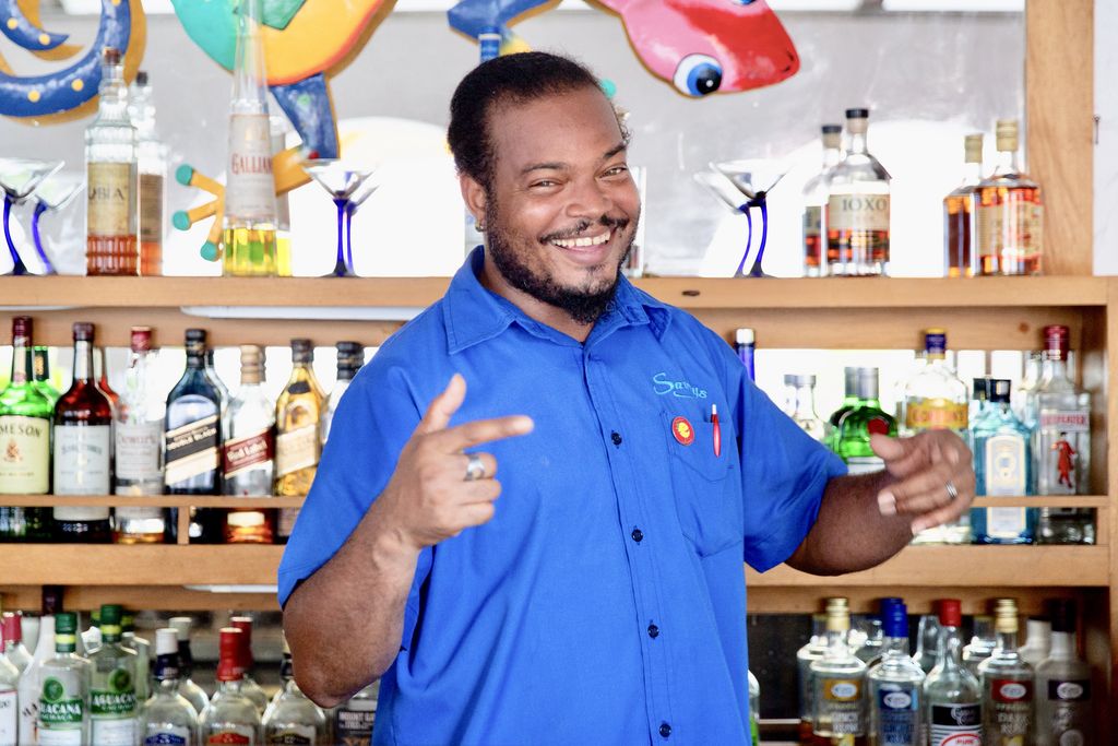 Antonio is #happy to tell you... We are #open and here to serve you all through the #carnival period! Come and enjoy one of our award winning #cocktails or join us for a bite to eat! Contact reception to book your reservation: +1 (473) 439 9900