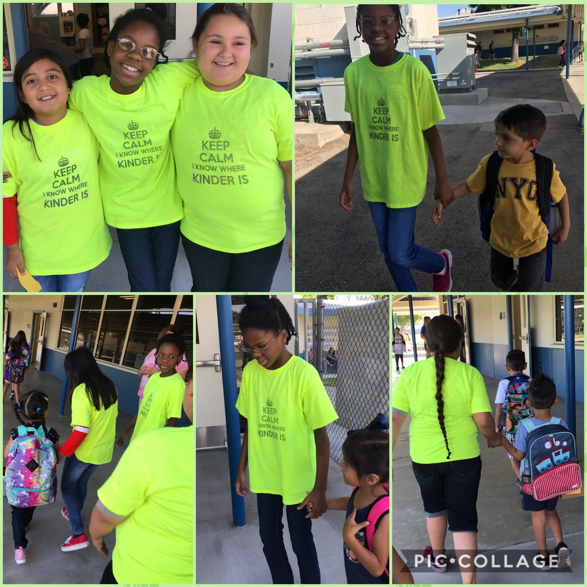 RuthGrimesRAMS's tweet photo. Kinder kiddos are doing great with our student leaders. #closedcampus #safetyfirst #GoRams https://t.co/3bTQqmEPaP