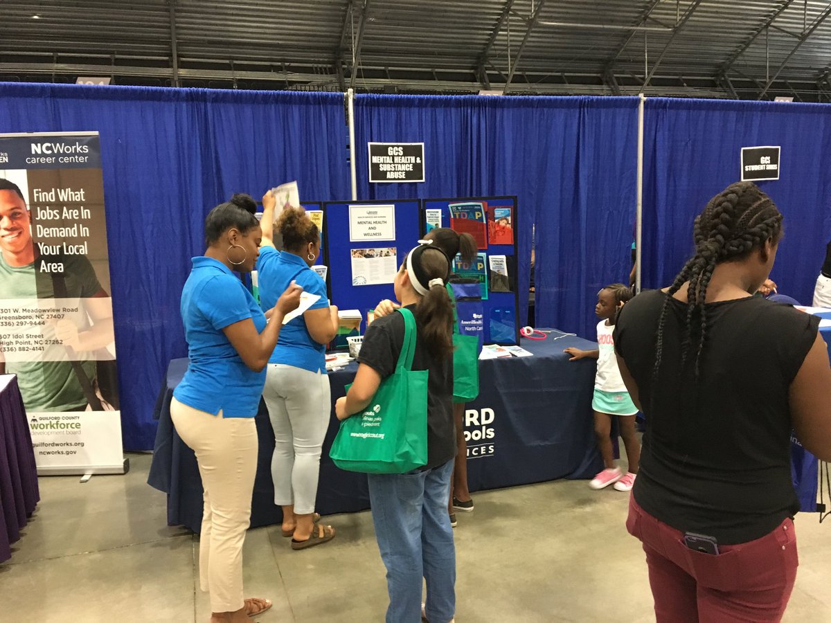 GCS_Health's tweet photo. Had a wonderful time this morning sharing information at Operation Pass: Beyond the Backpack at the Greensboro Coliseum! https://t.co/2sdkLrqcrF
