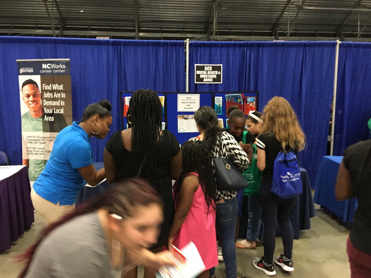 GCS_Health's tweet photo. Had a wonderful time this morning sharing information at Operation Pass: Beyond the Backpack at the Greensboro Coliseum! https://t.co/2sdkLrqcrF