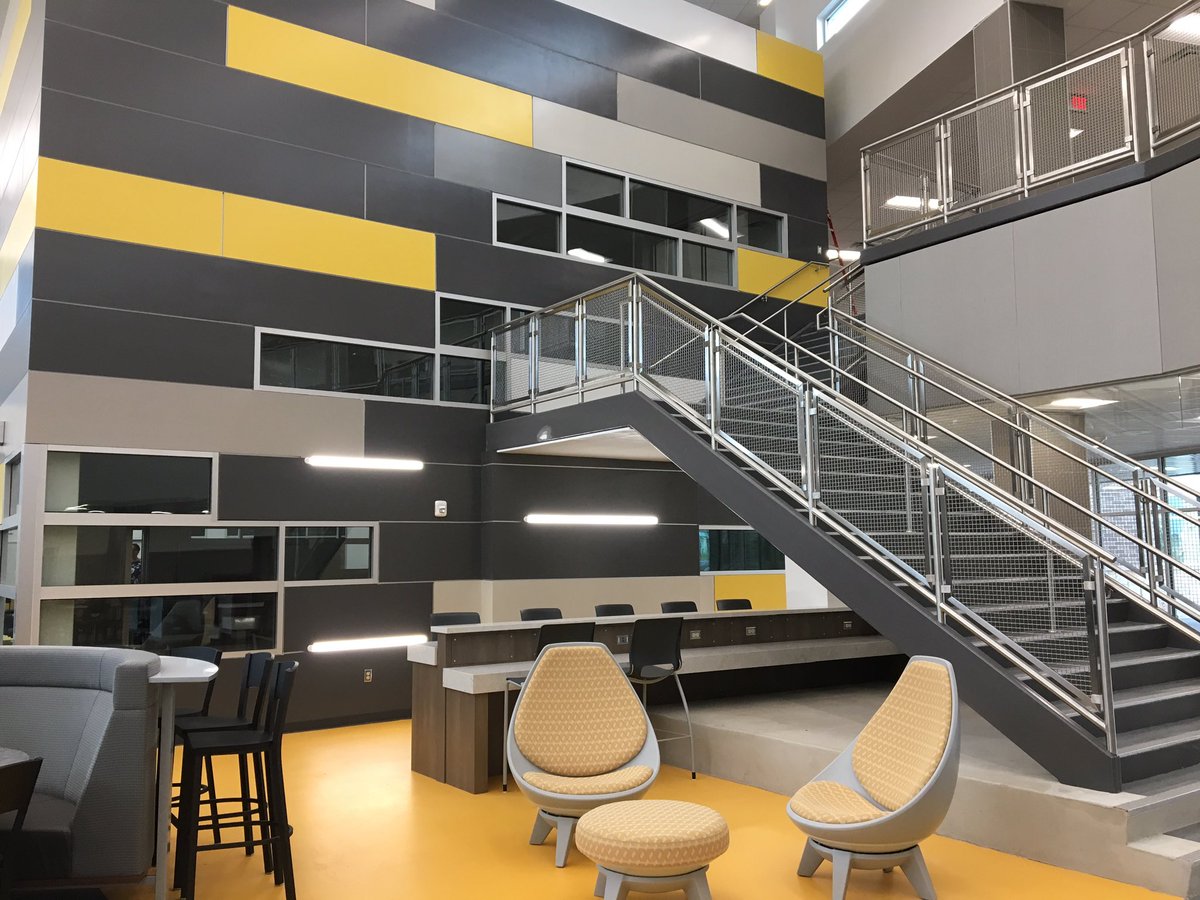 SpringISD's tweet photo. We’re excited to cut the ribbon for our new Roberson Middle School as we get set for the first day of school on Wednesday! @RobersonSpring #SpringtoSchool #BuildingSpring #BelieveInSpring https://t.co/ik22INwrIQ