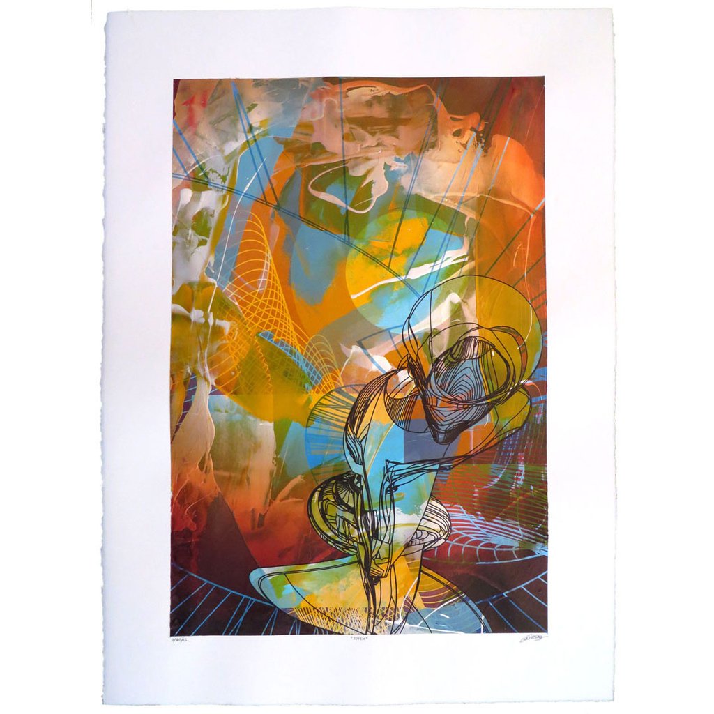 colingoldberg's tweet photo. Totem, 2015.
Acrylic, india ink and pigment print on paper.
24×16 in (image size), 30×22 in (paper size).
#sold - Private collection, Florida.
.
#techspressionism #wireframeseries #futuristicart #techno #cyberpunkart #modernart #artcollector #artadvisor #artconsultant
https://t.co/hntdKQhwmP