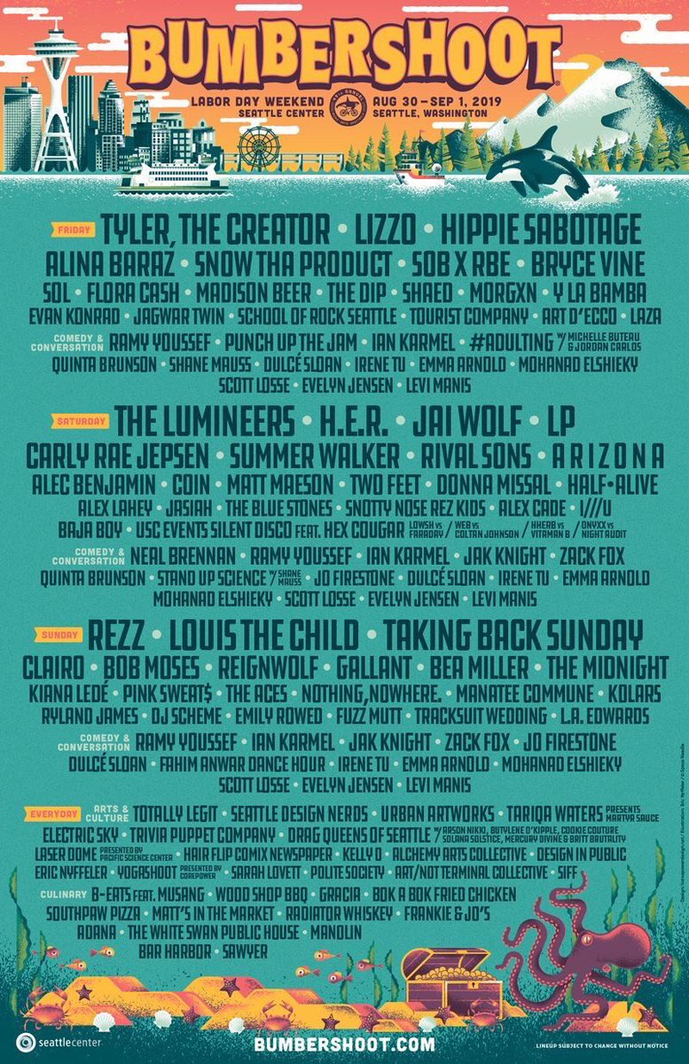 881TheBurg's tweet photo. Day 10 of The Burgβs #10DaysofSummer! π₯
For @Bumbershoot tickets: like, retweet and tag a friend in the comments!
Winner chosen at 8:45pm. S/O to @ShowboxPresents for hooking us up π https://t.co/LZsSfsQOWf