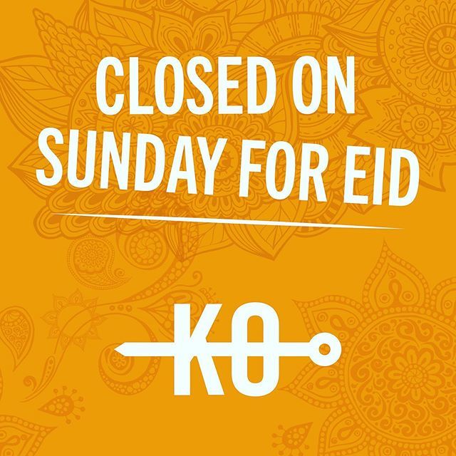 KOGrill_'s tweet photo. Will be closed tomorrow for Eid sorry about the inconvenience folks but we shall be back on Monday fresh and ready 🙏 https://t.co/AeFAzqbJrV https://t.co/Fm7IFNOkZl
