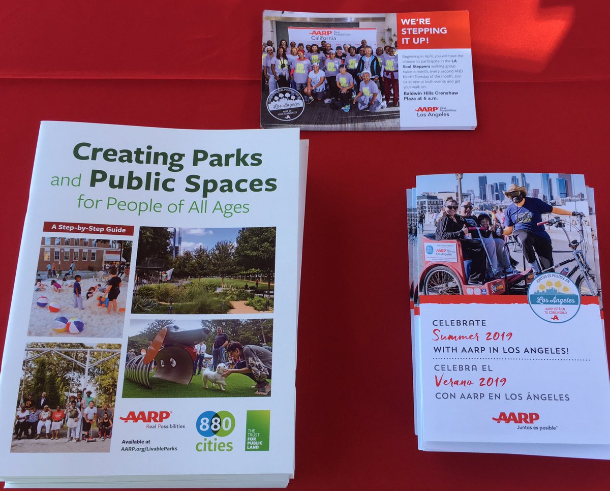 LuisAdvocates's tweet photo. Good morning LA!! @AARPCA will be at @RonFinleyHQ’s 5th Annual #DaFUNction We’ll be here from 10AM - 5PM at Vermont Square Library Park sharing information on #LivableParks, #LASoulSteppers &amp; upcoming events. FREE and open to all ages! #AgeFriendlyLA #CreatePlayDig #SouthCentral https://t.co/j87Twr6FyZ