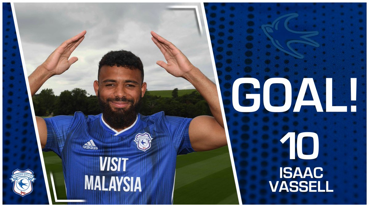 CardiffCityFC's tweet photo. 90+5 - GOAL!!!!!!!! Vassell  scores!!!! (2-1)

#CityAsOne https://t.co/WbbiVdItII