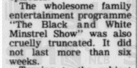 And still, in the late 70s, Singaporeans were hungry for more of this racist content. The Straits Times describes it as "good family entertainment".