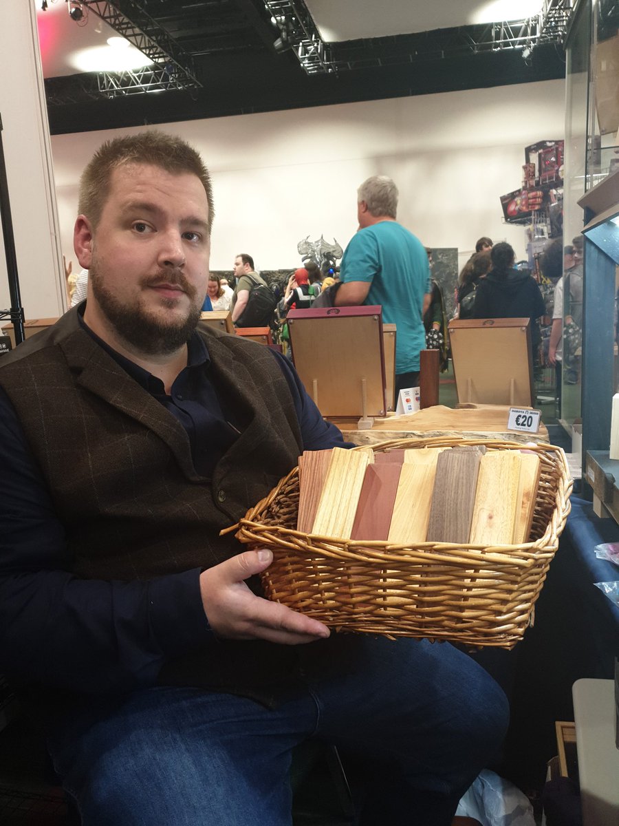 dakotairishIE's tweet photo. Our Mystery Add-on for the Kickstarter is revealed - handcrafted dice vaults! 🤗🥳

We are super excited to offer these exclusively at #DublinComicCon this weekend and as a part of our Dragons Breath kickstarter. ☺️
.
.
#dicevault #dice #dnd #dungeonsanddragons #dakotairish https://t.co/bG6RgmfpJ2