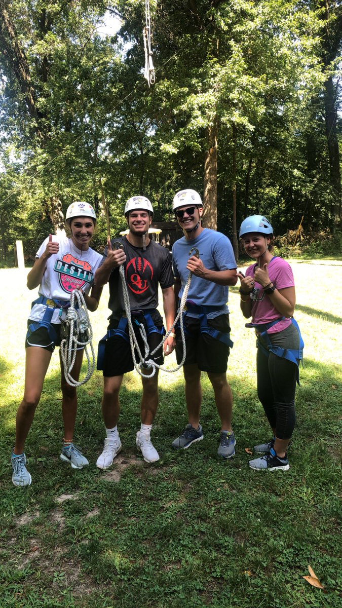 HawkQu's tweet photo. It’s Day 2 of Residence Life Training! Take a look at some of the moments from yesterday’s Rope Course with the Res. Life Team! https://t.co/WXVV1rL54Y
