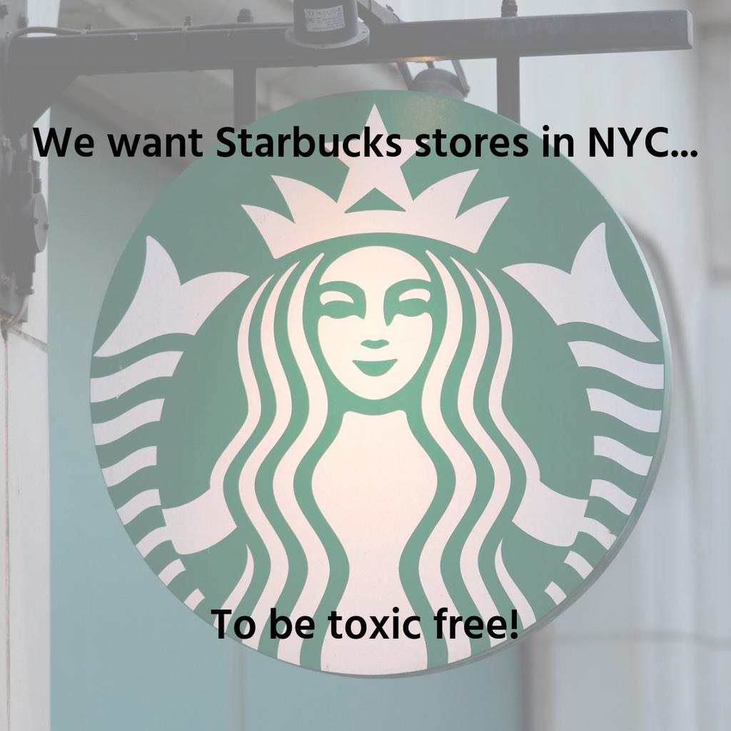 sustain_co's tweet photo. Starbucks - we love your coffee! But what's up with these claims of toxic chemical use in NYC stores?
https://t.co/C3YVOeSimx
#sustainability #toxic_free #no_pesticides #sustain https://t.co/T5MB0sb0Eg