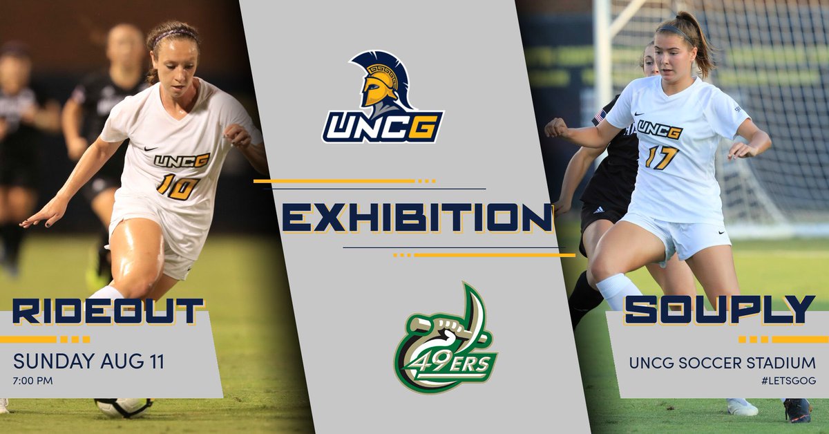 Exhibition Match tomorrow vs. UNCC <a href="/7pm/">Huong Le</a> #LetsGoG #FindAWayHere ⚽️👊