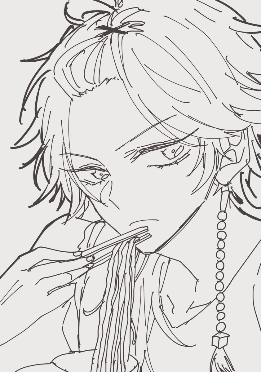 らくがき🍜🍜 