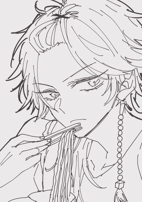 らくがき🍜🍜 
