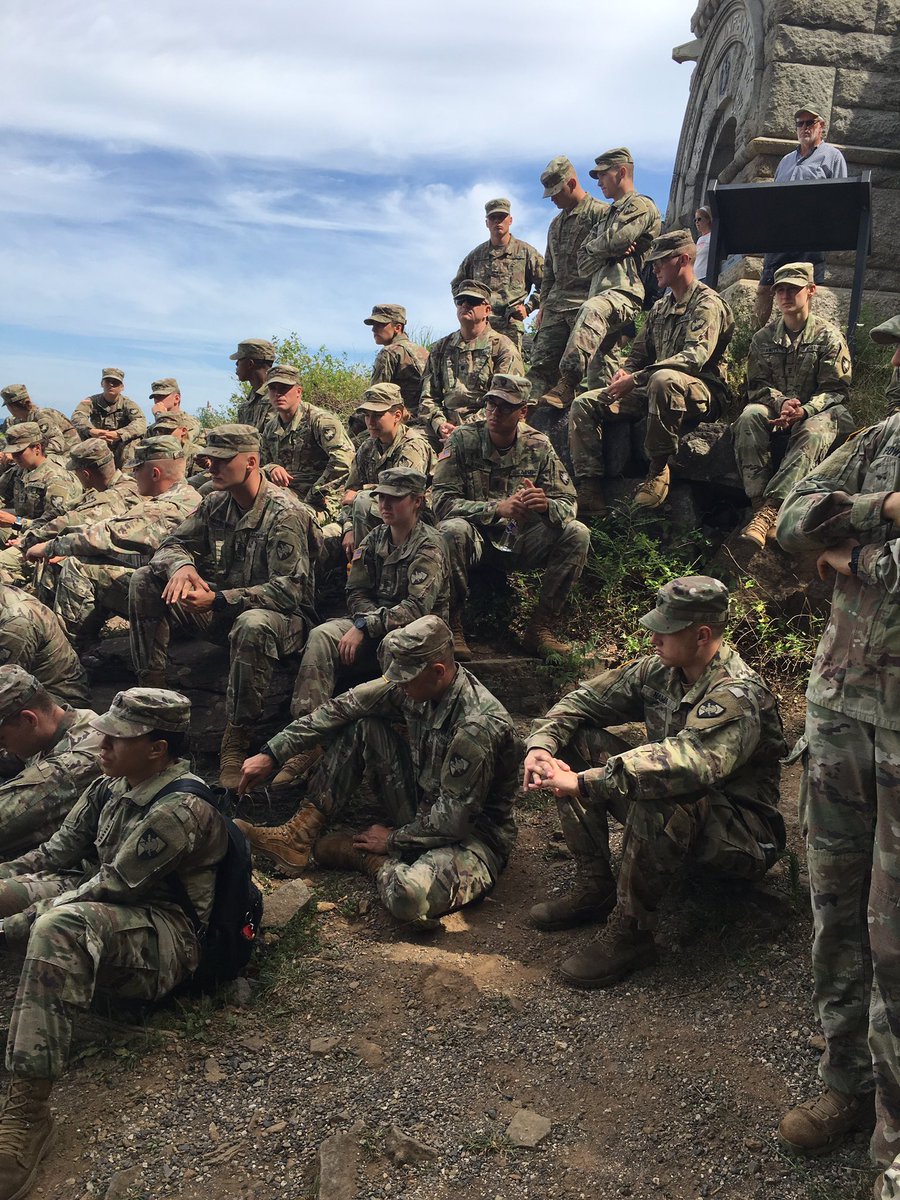 firstandproud1's tweet photo. History Department @WestPoint_USMA rocks!!! Thanks for the Staff Ride @GettysburgNMP. The Corps of Cadet Leaders are picking up Gr8t lessons! @SecArmy @EsperDoD @ArmyChiefStaff @Commandant_USMA there ready to #liveleadhonorably_demoexcellence BEAT RICE! https://t.co/Shk1JjLSUd