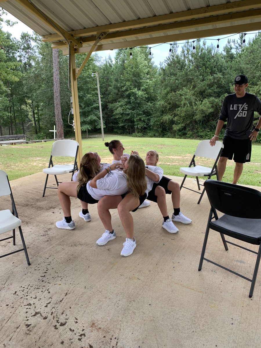 ECCC_WSOCCER's tweet photo. More pictures from @ecmsFCA Team Camp! #inthemoment #chairsit #nevergiveup https://t.co/Bcd3PXmBct