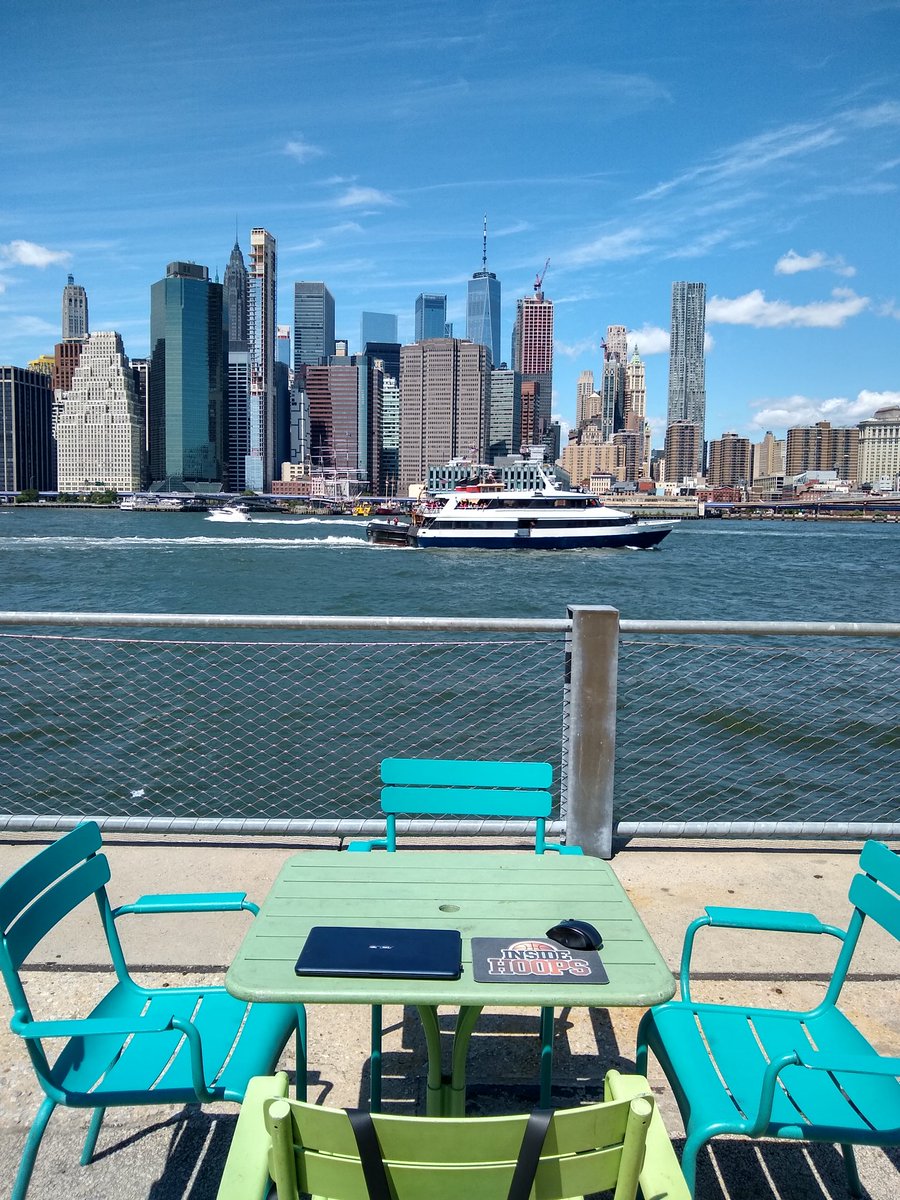 InsideHoops's tweet photo. My New York City "office" today. #InsideHoops https://t.co/uad3fey6m6