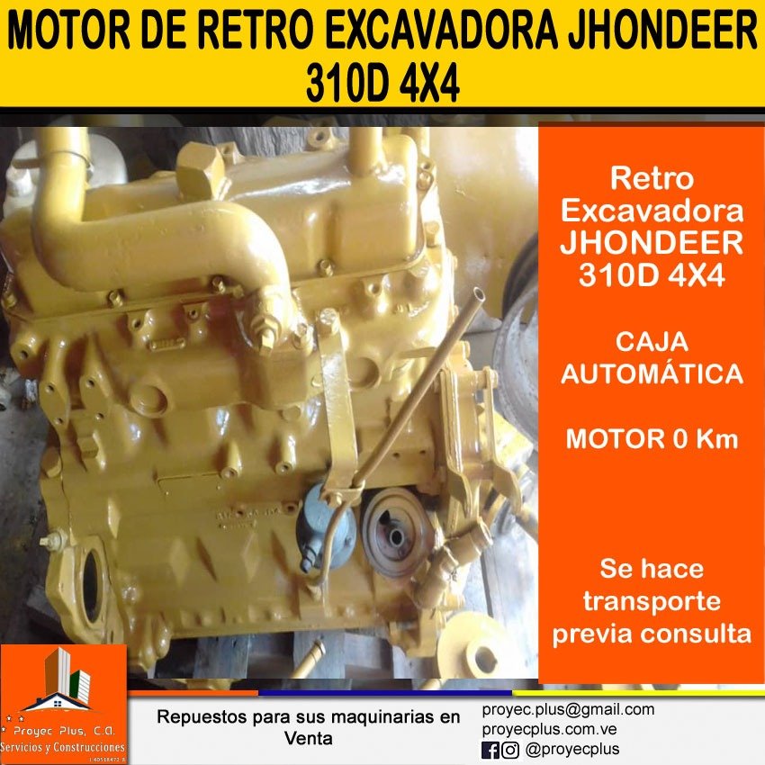 proyec_plus's tweet photo. MOTOR RETROEXCAVADORA 310-d 4x4 - Venta de Partes y Repuestos #JHONDEER 
.
proyec_plus@hotmail.com
.
#10Ago #FelizSabado #proyecplus #Industria #Maracay #Caracas #Valencia #Apagon #Retroexcavadora #310d #Venezuela #tierra #maquinaria #obras #ingenieria #movimientodetierra https://t.co/ipsyUPh7tC