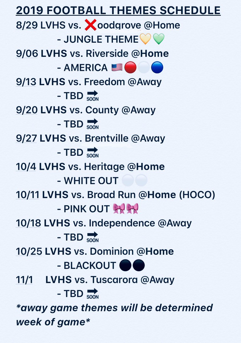 LVHS_Jungle's tweet photo. 2019 FOOTBALL SZN THEMES 😈🏈
💯COME AND SUPPORT YOUR VIKINGS ‼️ https://t.co/KZFnyvvMDN