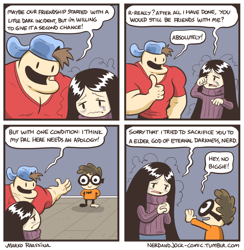 「Out of context Nerd and Jock 5 」Marko (Nerd and Jock comics)の漫画