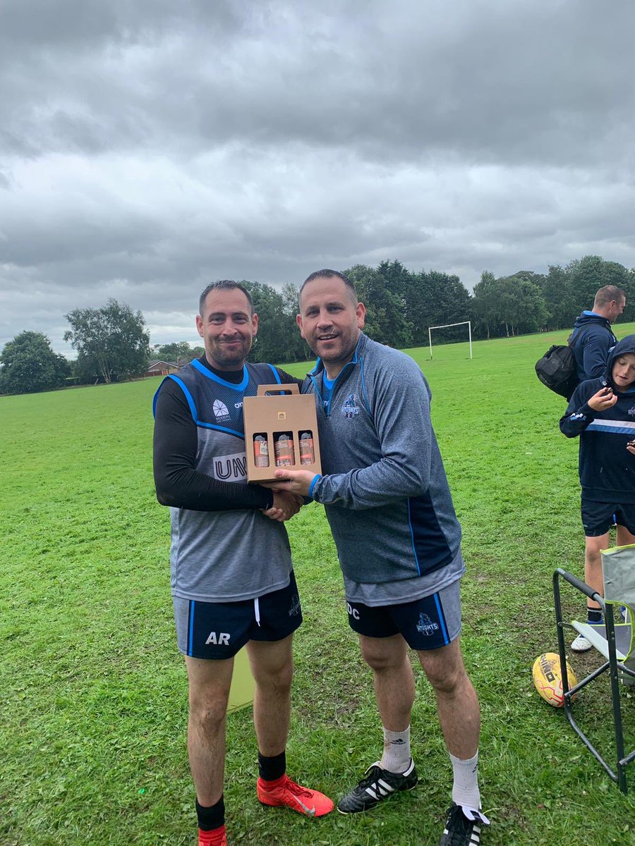 Congratulations to the reigning national <a href="/playtouchrl/">Play Touch RL</a> champions <a href="/KnightsTouchRL/">Warrington Knights</a> who started their defence of their title by topping the standings in the first round of the 2019 competition. We are proud to support you. Hope you enjoyed your beers #rugbyleague #warrington