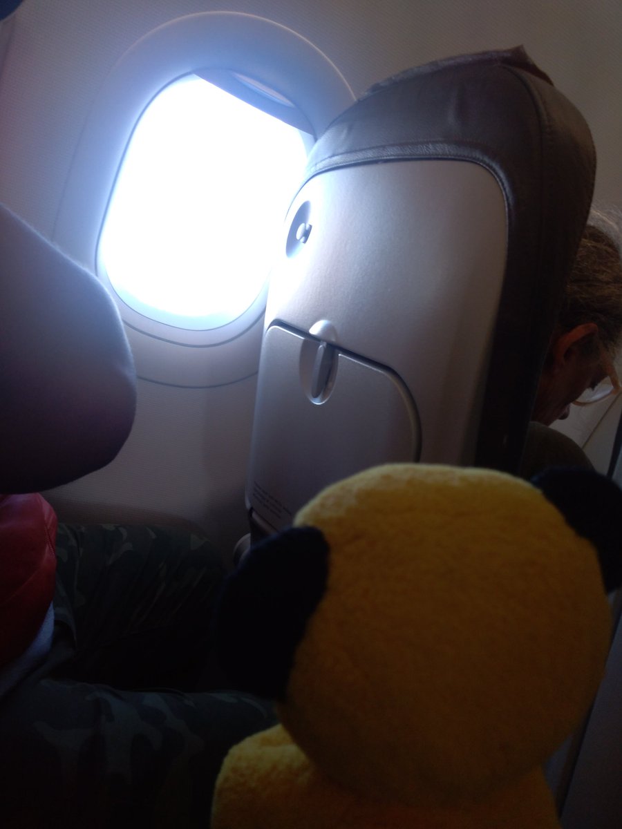 The 2nd pic was a lot less glamorous than I thought it would be. 

Lovely view of a beach and another passenger's elbow.

#Barcelona #travelling #Travel