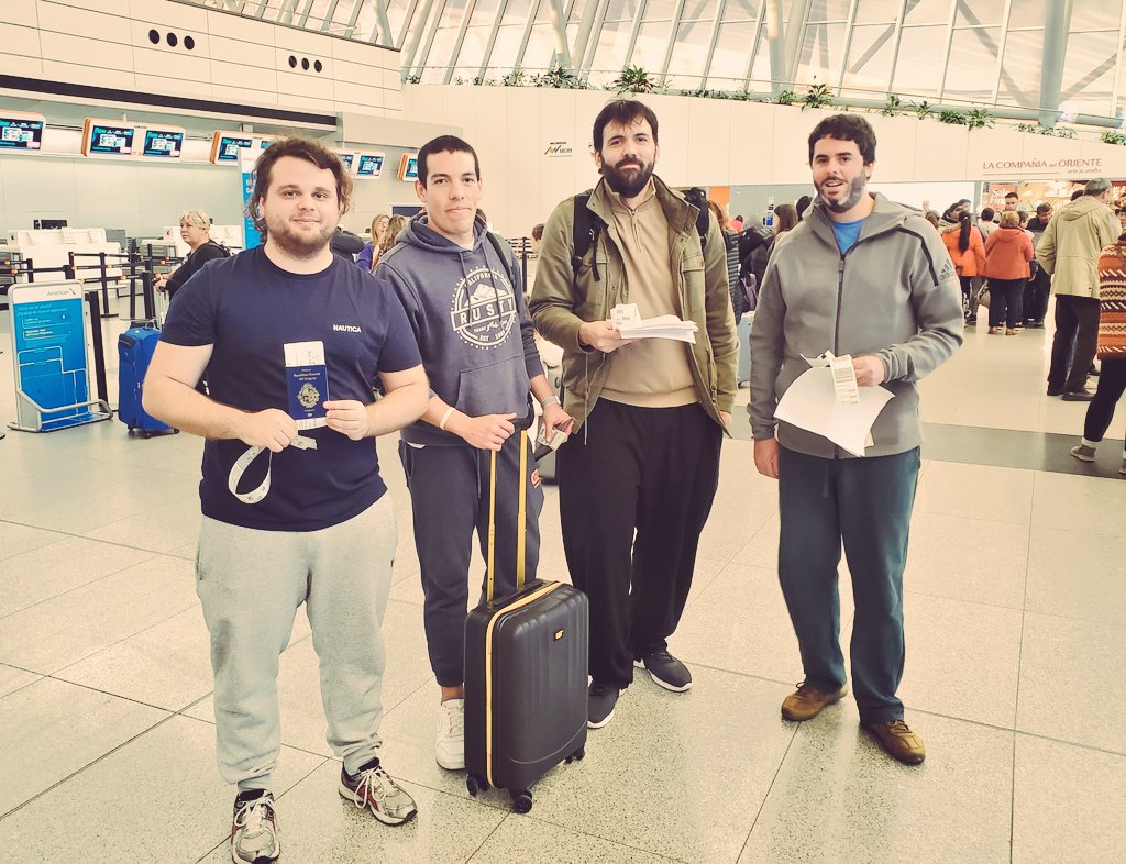 Part of our #team departing to #Boston from #MVD Let's rock!