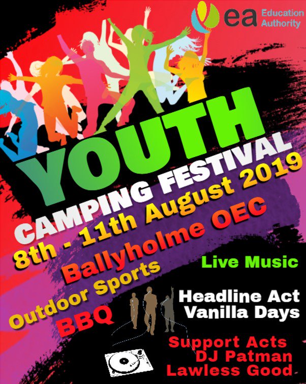 YcTower's tweet photo. The camping festival is in full swing tonight in Ballyholme OEC thanks to @eayouthservice for funding this Camp the young people from @YouthFirstDerry @smyccreggan  having a ball with the live music.
@kee_arlene @Stephen_Derry @AllianceWork https://t.co/j18g2V4zkI