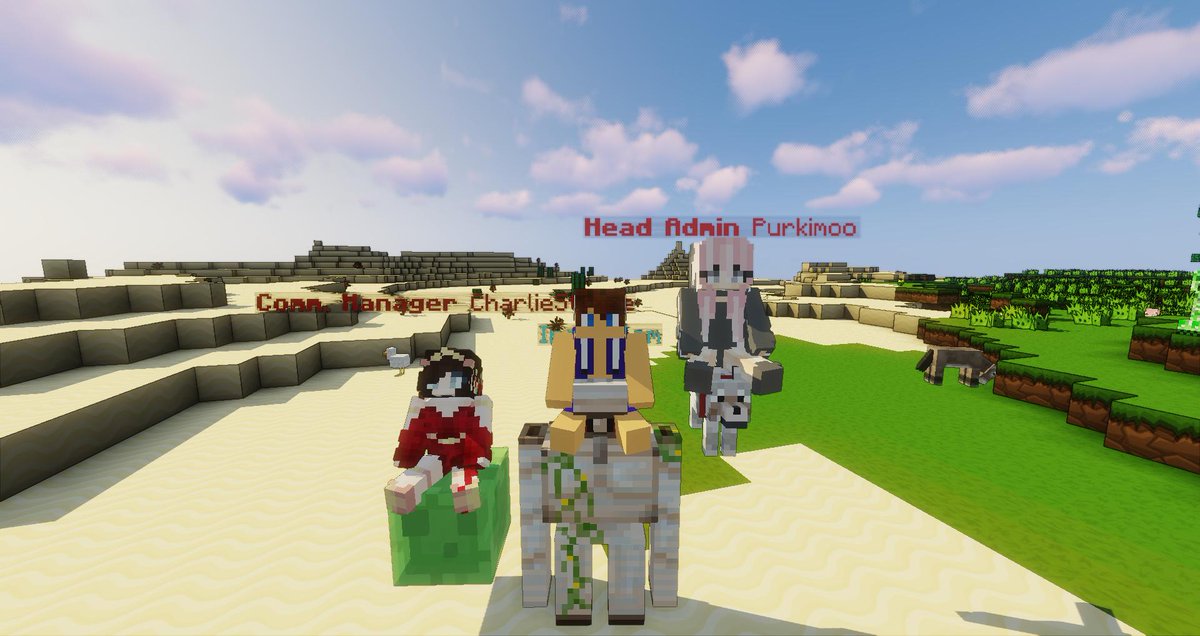 SpikeCraft_'s tweet photo. Having fun with the Staff with pets :D come join us at https://t.co/FsXCY27jk0 #minecraft #server #minecraftserver #newserver #newminecraftserver #new #survival #syblock #join #share #spikecraft #pets #minecraftpets #gaming #games #game https://t.co/NmD0BKuPNe