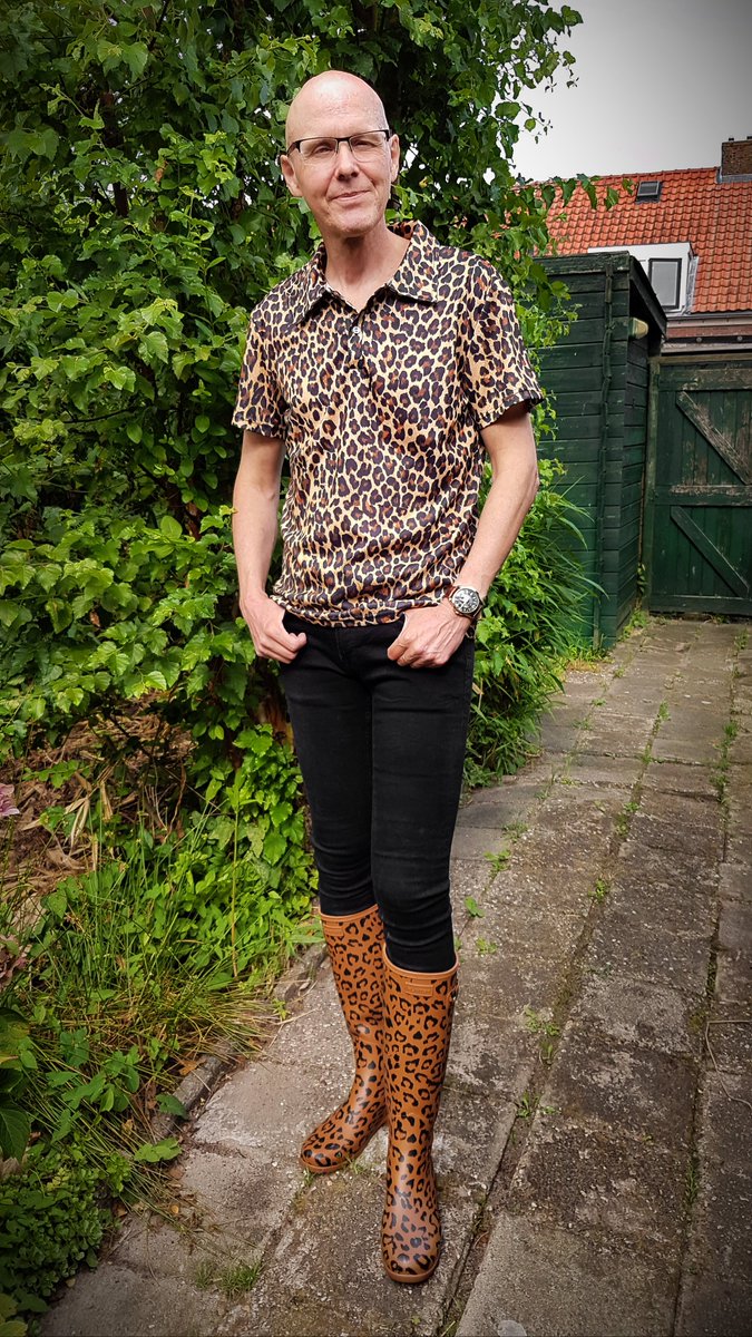 leopard print wellington boots