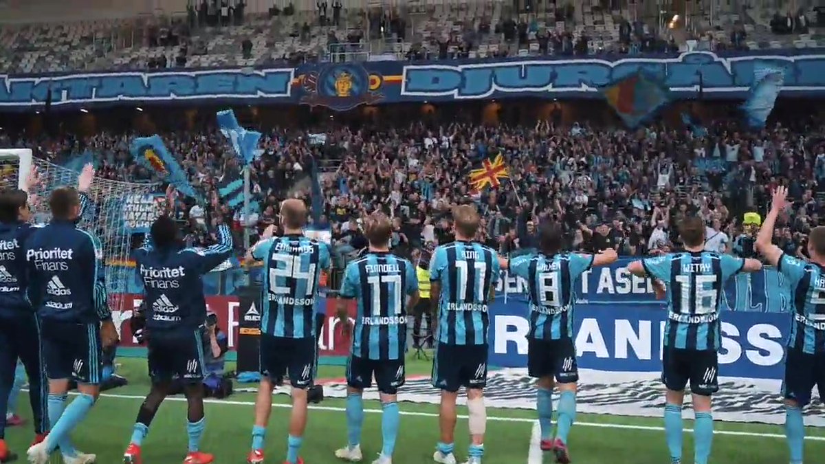 Segerfirandet efter vinsten mot Sirius: Segerfirandet efter 4-0 vinsten mot Sirius Read more diftv.se/video/segerfir…