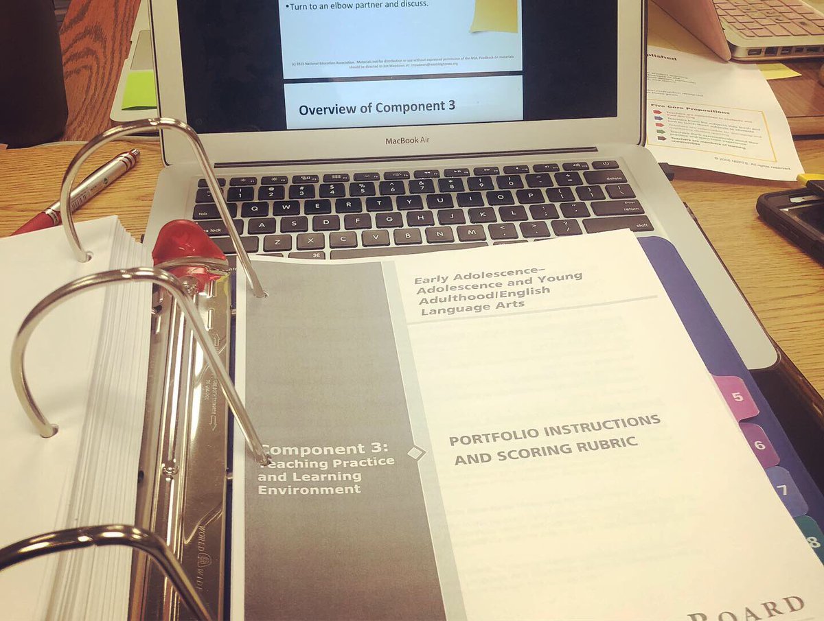 teach2dfuture's tweet photo. Day 2 of #NBCTJUMPSTART. It can be overwhelming and exciting at the same time. It’s time to deepen the understanding of the components and the standards, create a concrete plan and start walking the journey. #theroadtonbct #PGCPSNBCT @pgcps @pgcpsnbct1 @Mentorteacher4 @OTDpgcps https://t.co/BcgCkkXu6X