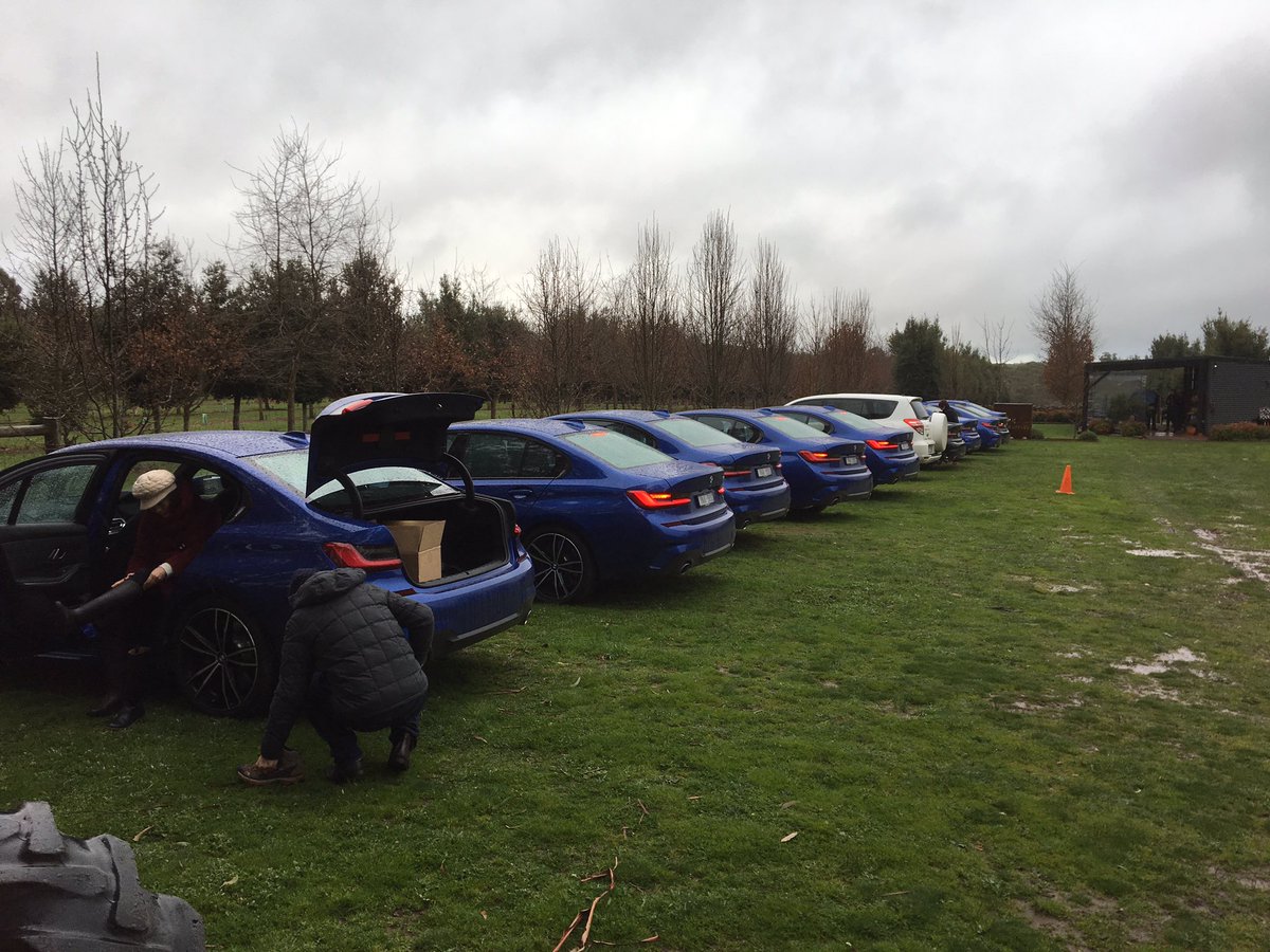 BlackCatTruffle's tweet photo. A gaggle of #bmw came for a #trufflehunt at #black_cat_truffles - a lovely group who had a ball. Then back to #melbourne for another #truffledinner at #phillipe_restaurantmelb - what a #trufflicious day! Tks to #luxuryescapes https://t.co/HNTknQGKHg