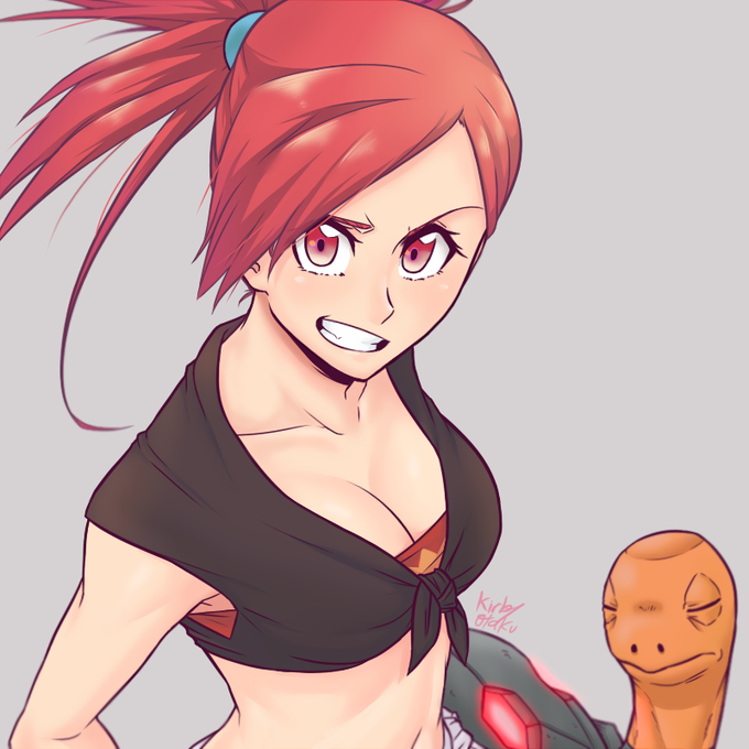 202. Pokemon Gal Poll and wanted to draw whoever got second, which came out...