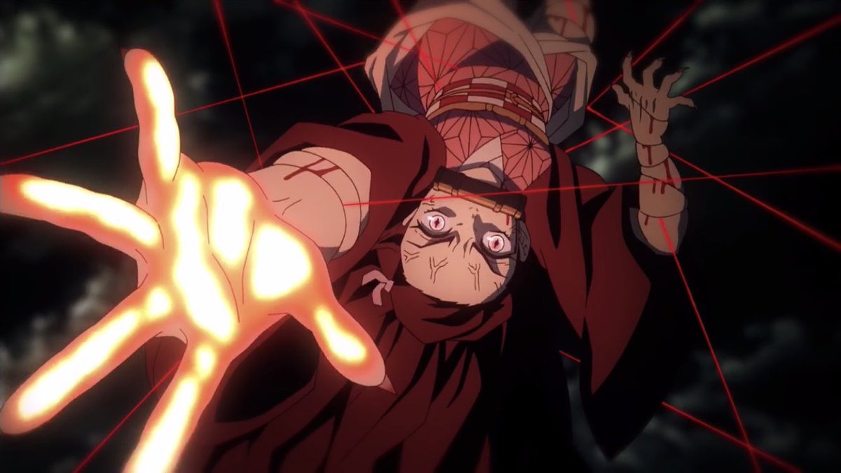 wisalallen's tweet photo. Every episode of the Natagumo Mountain Arc in Kimetsu no Yaiba has been so haunting and aesthetically pleasing. I can’t get over how gorgeous this anime is. https://t.co/abbU3BCHR5
