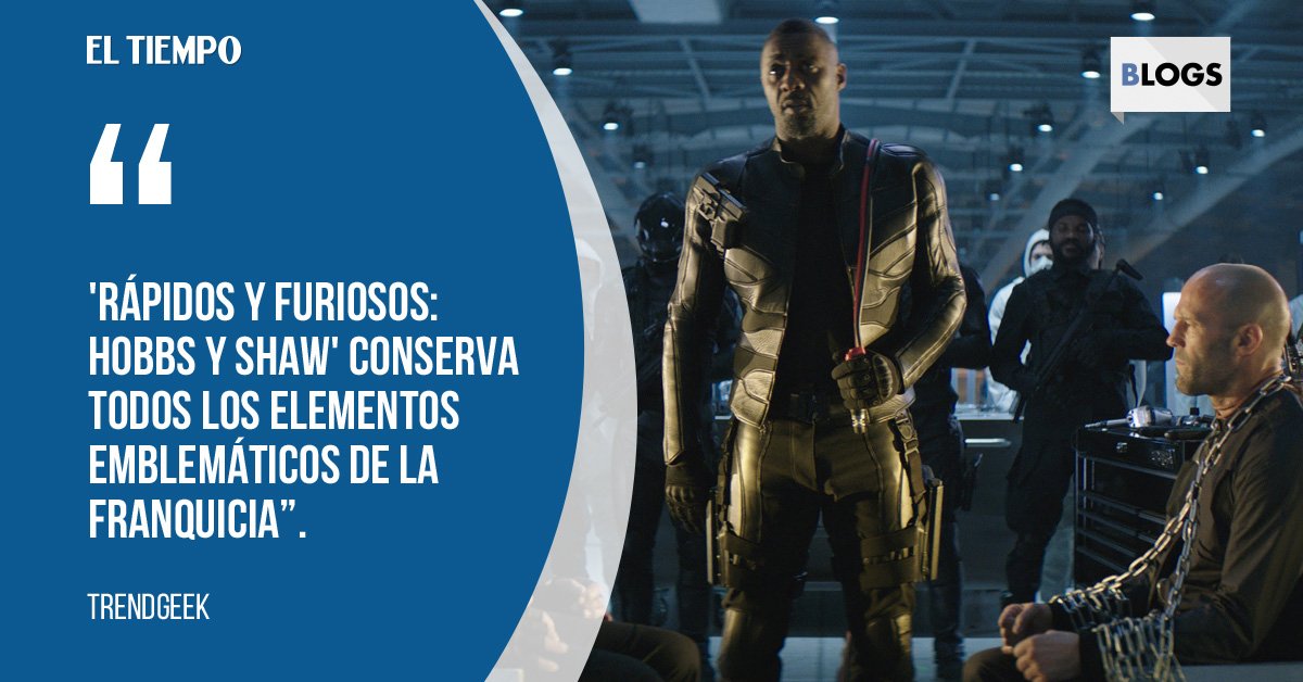 ELTIEMPO's tweet photo. #BlogsET |Explicación de Rápidos y furiosos: Hobbs y Shaw ► https://t.co/WoWxaLNDcZ por: @TrendGeekLab https://t.co/51qlTh99sP