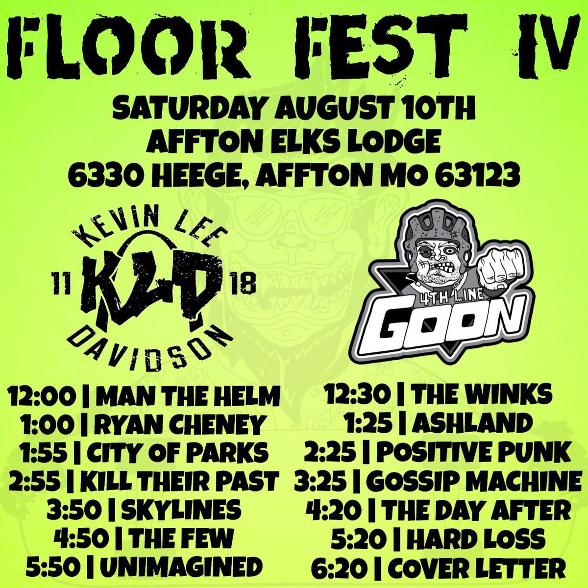 TheFewOfficial's tweet photo. We’re on @ 4:50! Come hang out with us and check out to all of these awesome bands! https://t.co/wwCqNaBMMm