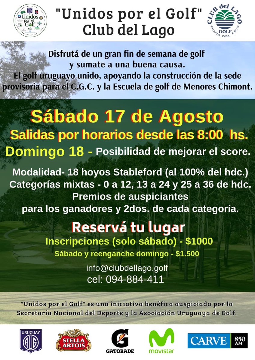 Unidos por el Golf (@por_golf) on Twitter photo 