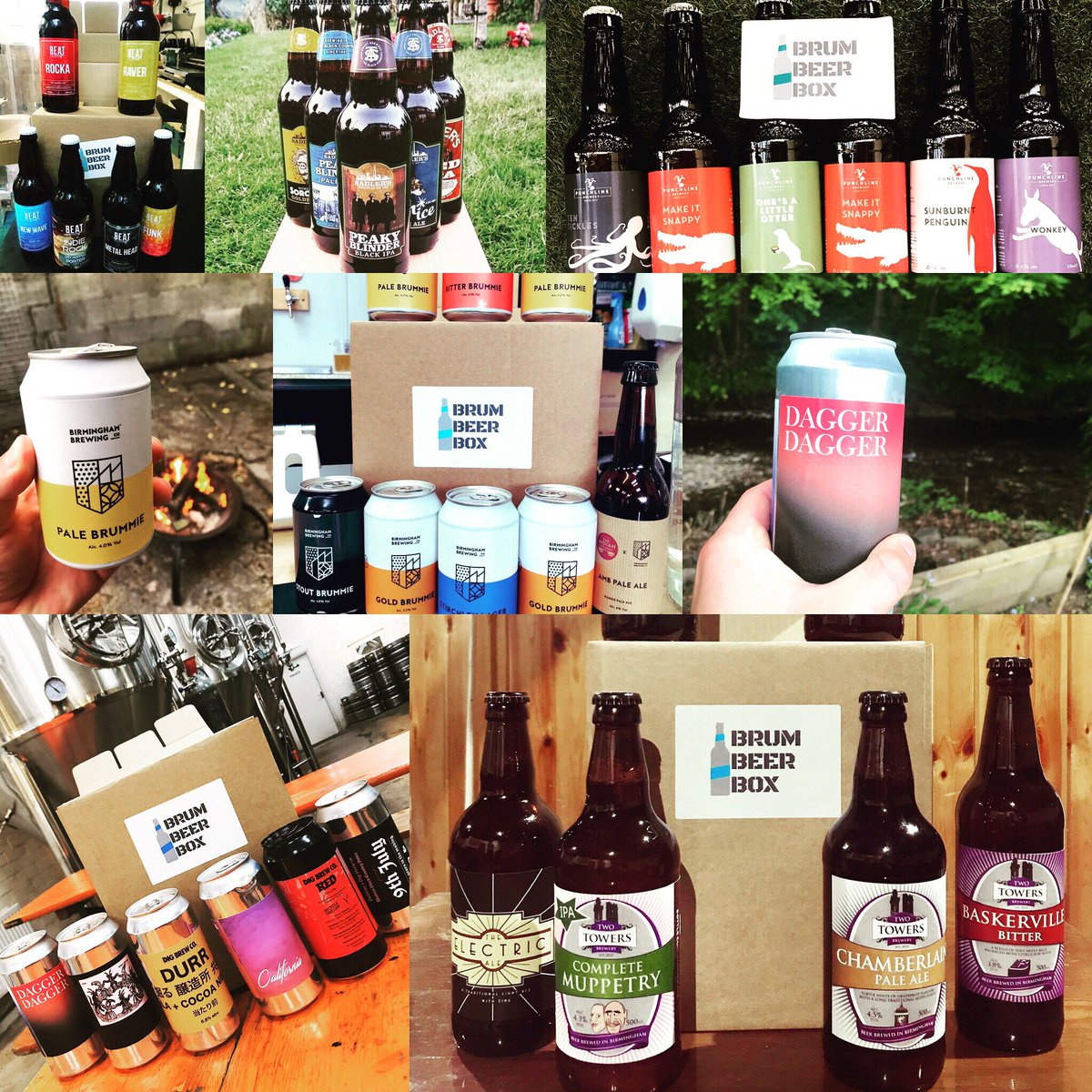 BrumBeerBox's tweet photo. What an amazing first six months of delivering local Brum beers across Birmingham. Thanks to @TwoTowersAle @DigBrewCo @brumbrewery @Punchline_Brew @BeatAlesBrewery @sadlersbrewco for providing. Try BBB with 6x local beers delivered to you every month https://t.co/S803Ep6tsq https://t.co/7WrF8RYhKq